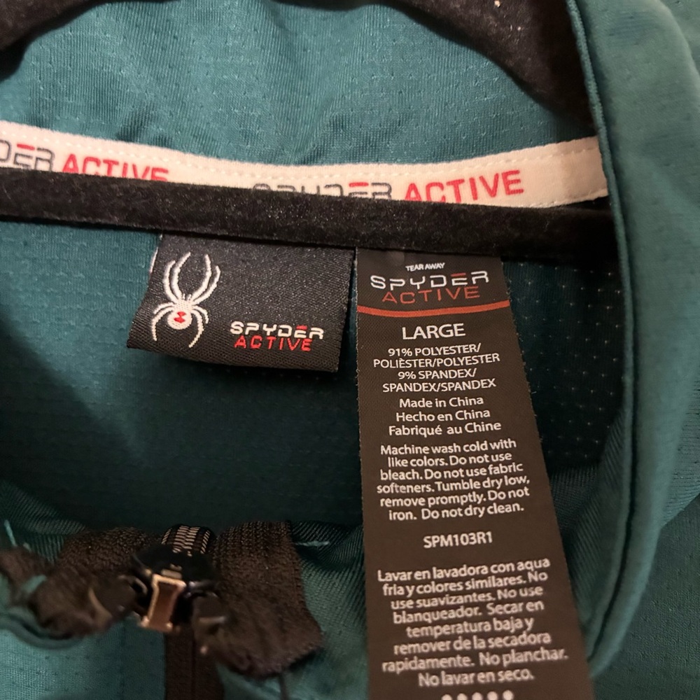 Spyder Active Quarter-Zip Performance Pullover Me… - image 7